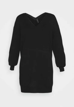 YASBRIDIE DRESS - Robe Pull - Black -YAS Soldes Boutique 82bed485d1b6439dbb443e29db28fafc