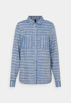 YASELMA ICON - Chemisier - Cashmere Blue/white