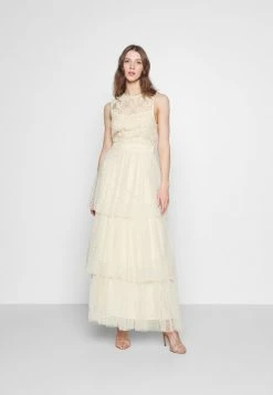 YASBIRINDA MAXI DRESS CELEB - Robe De Cocktail - Pearled Ivory
