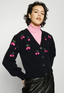 YASCHERRY CARDIGAN VIP - Gilet - Black -YAS Soldes Boutique 86f1af5d31ab4bc79e168242c2ccd4e9