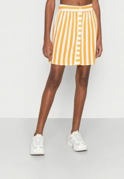 YASSAVANNA SKIRT - Minijupe - Radiant Yellow/white