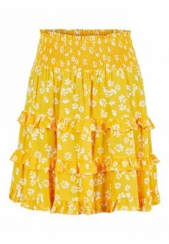 HIGH WAIST ROCK YASLIMO - Jupe Trapèze - Radiant Yellow 9 HIGH WAIST ROCK YASLIMO - Jupe Trapèze - Radiant Yellow -YAS Soldes Boutique 8ba9bc3c837d4f43b871a3e89de6febc