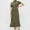 YASBIRA - Robe Chemise - Military Olive