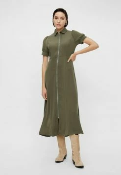 YASBIRA - Robe Chemise - Military Olive