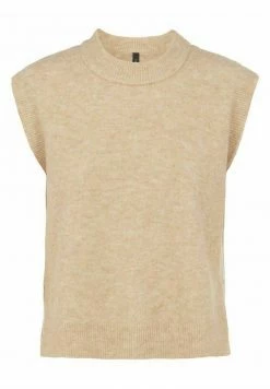 YASALVA VEST - T-shirt Basique - Cuban Sand -YAS Soldes Boutique 8c6283df58334f12a1f95bb2a9bc86f3