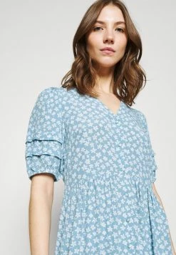 YASLURA DRESS - Robe Chemise - Dusk Blue -YAS Soldes Boutique 8cf7d3ee64b94a9ca1a1b753732e5dc4