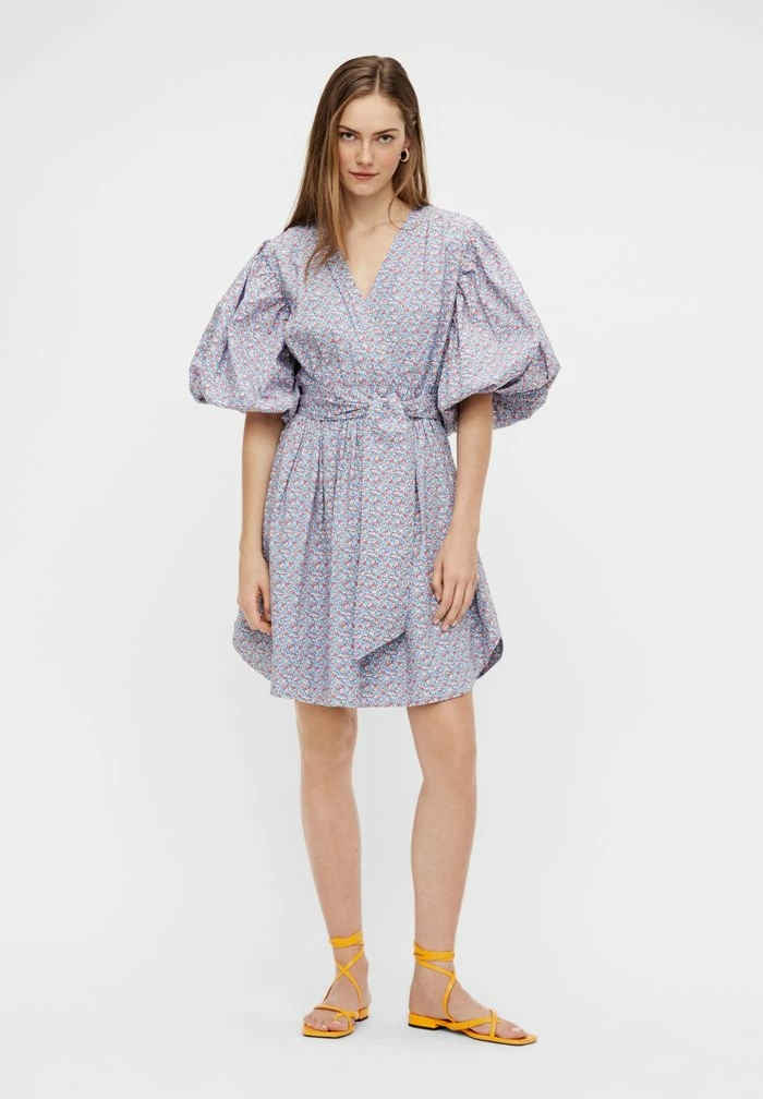 YASTASSA DRESS - Robe De Jour - Parisian Blue/tassa 2 YASTASSA DRESS - Robe De Jour - Parisian Blue/tassa – Image 2