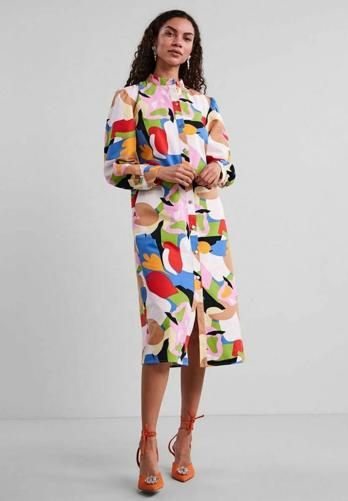 YASCALIX - Robe Chemise - Multicolor 2 YASCALIX - Robe Chemise - Multicolor – Image 2