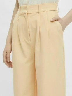 YAS Pantalon Classique - Golden Straw -YAS Soldes Boutique 9004fdd7cf9d4e73914870b4f799ddea