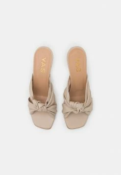 YASELISA MULES - Mules à Talons - Tapioca -YAS Soldes Boutique 91afa25719cf442e8716d86c93f70f0f