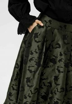 YAS Jupe Trapèze - Olive Night -YAS Soldes Boutique 91f2c1fdca4a46d7ad8dfebced57991c