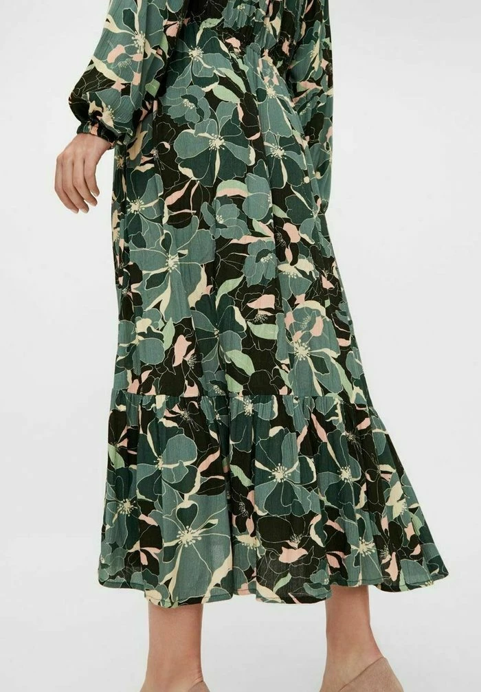 YAS Robe Longue - Mallard Green 5 YAS Robe Longue - Mallard Green – Image 5