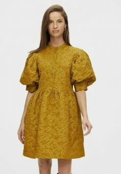 YASKOMMA - Robe Chemise - Dried Tobacco