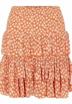 YASLURA SKIRT - Jupe Trapèze - Raw Sienna