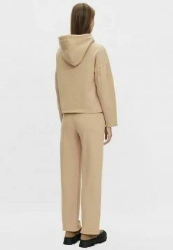 YAS Pantalon De Survêtement - Beige/mottled Beige -YAS Soldes Boutique 9435c5da83a2449888283f32d78a6d17