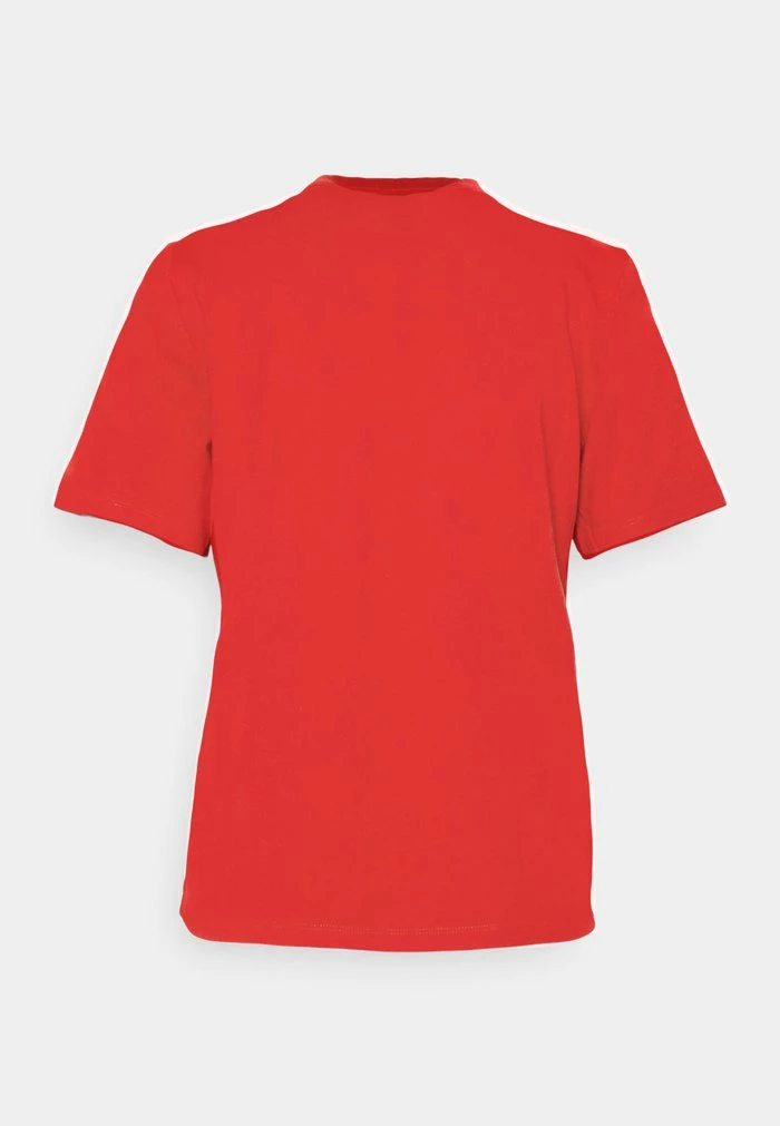 YAS SARITA O NECK TEE - T-shirt Basique - High Risk Red 2 YAS SARITA O NECK TEE - T-shirt Basique - High Risk Red – Image 2