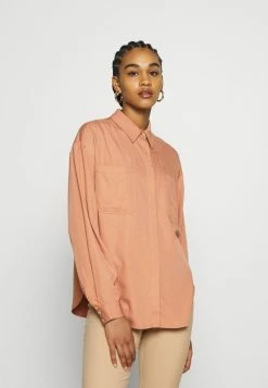 YASSALINA - Chemisier - Mocha Mousse