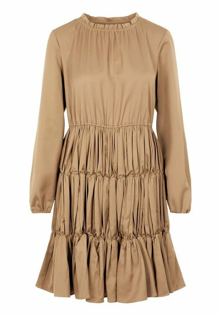 YASTAFETTA - Robe De Jour - Warm Taupe 6 YASTAFETTA - Robe De Jour - Warm Taupe – Image 6