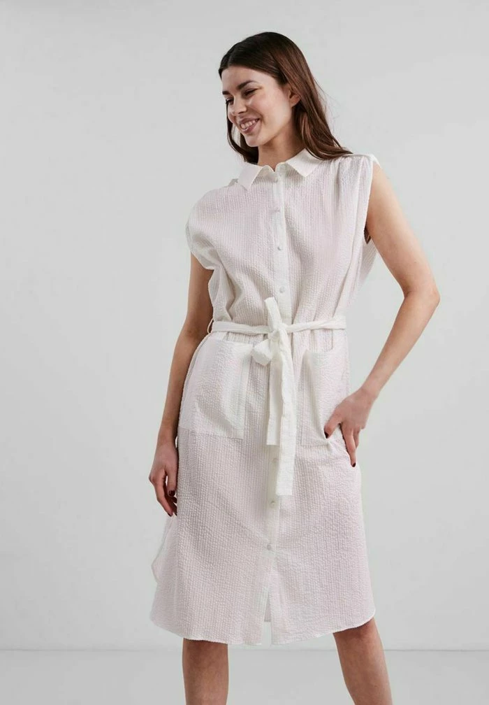 YASSWATIA - Robe Chemise - Star White 1 YASSWATIA - Robe Chemise - Star White