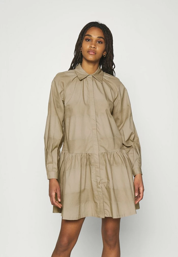 YASSCORPIO DRESS - Robe Chemise - Chinchilla 1 YASSCORPIO DRESS - Robe Chemise - Chinchilla