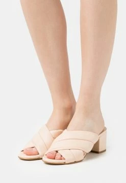 YASPETRI MULES - Mules à Talons - Eggnog