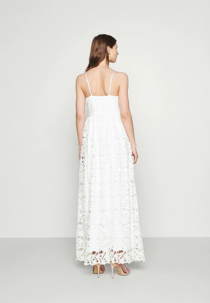 YASLUIE - Robe De Cocktail - Star White 3 YASLUIE - Robe De Cocktail - Star White – Image 3