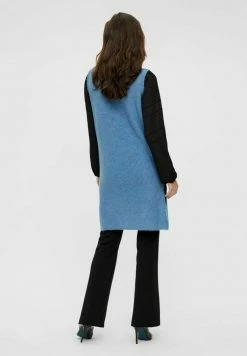 YASZAL LONG WAISTCOAT - Débardeur - Dusty Blue -YAS Soldes Boutique 9a7a28096d21471ebf7310d211f0db91