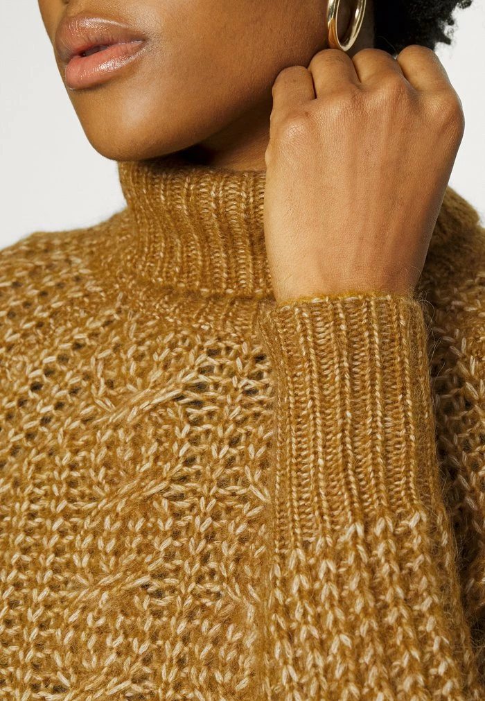 YASSUDANA ROLLNECK - Pullover - Bombay Brown Melange 6 YASSUDANA ROLLNECK - Pullover - Bombay Brown Melange – Image 6