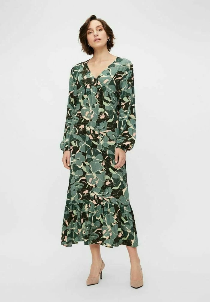 YAS Robe Longue - Mallard Green 1 YAS Robe Longue - Mallard Green