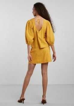 YASMONI - Blouse - Amber Yellow -YAS Soldes Boutique 9d2d121934a74116aea716a4c407e4de