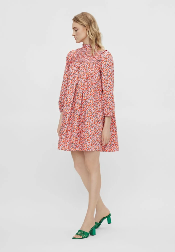 MIT LANGEN ÄRMELN YASMANDARINE - Robe De Jour - Begonia Pink 2 MIT LANGEN ÄRMELN YASMANDARINE - Robe De Jour - Begonia Pink – Image 2