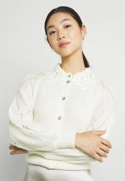 YASFINA CARDIGAN - Gilet - Eggnog -YAS Soldes Boutique 9d68f4ddeddf489c92eacc1c84ea1232