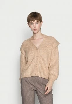YAS BALIRA CARDIGAN - Gilet - Cuban Sand Melange