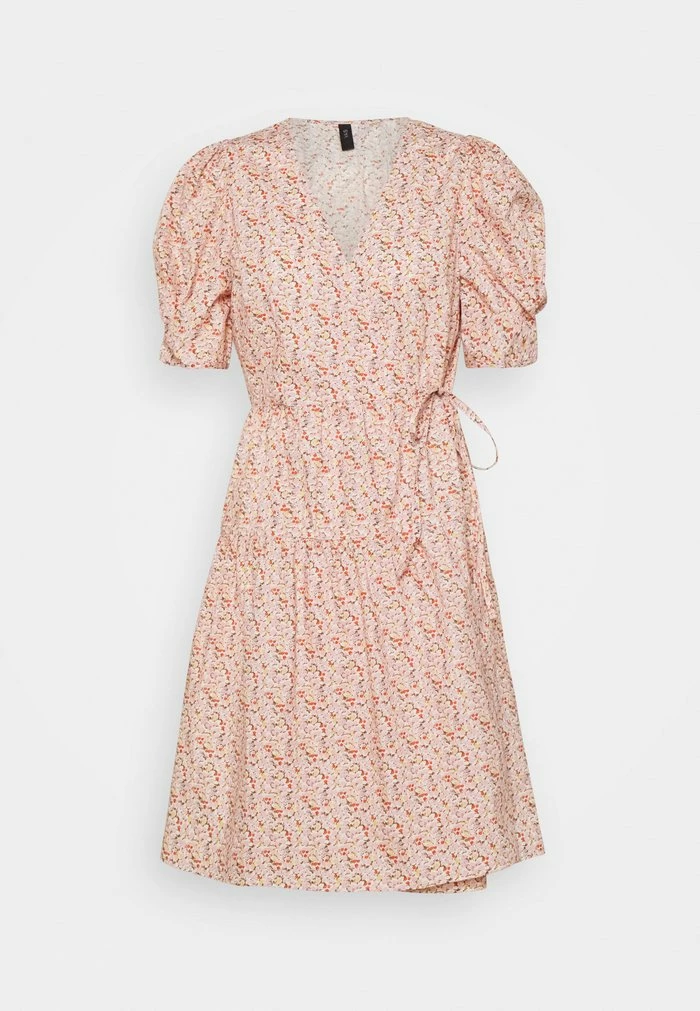 YASRICCA WRAP DRESS - Robe De Jour - Roseate Spoonbill/ricca 1 YASRICCA WRAP DRESS - Robe De Jour - Roseate Spoonbill/ricca