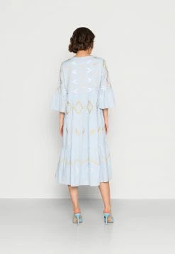 YASATHENA DRESS - Robe De Jour - Kentucky Blue Emb -YAS Soldes Boutique a3068c41e1e54d2aa6838a9e3b35cfb7