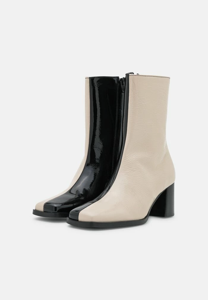 YAS HEELED BOOTS - Bottines - Black/latte 3 YAS HEELED BOOTS - Bottines - Black/latte – Image 3
