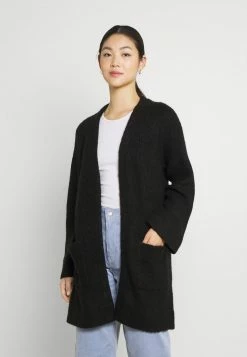 YASALVA LONG CARDIGAN - Gilet - Black