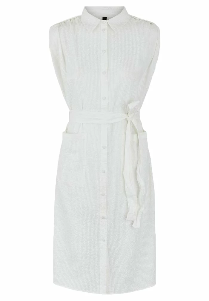 YASSWATIA - Robe Chemise - Star White 6 YASSWATIA - Robe Chemise - Star White – Image 6