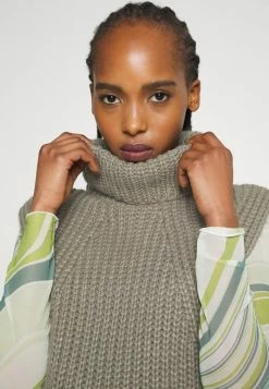 YASFLIP HIGH NECK VEST - Pullover - Vetiver 13 YASFLIP HIGH NECK VEST - Pullover - Vetiver -YAS Soldes Boutique a7dffa350e444e95a0e1286fd5e209ad