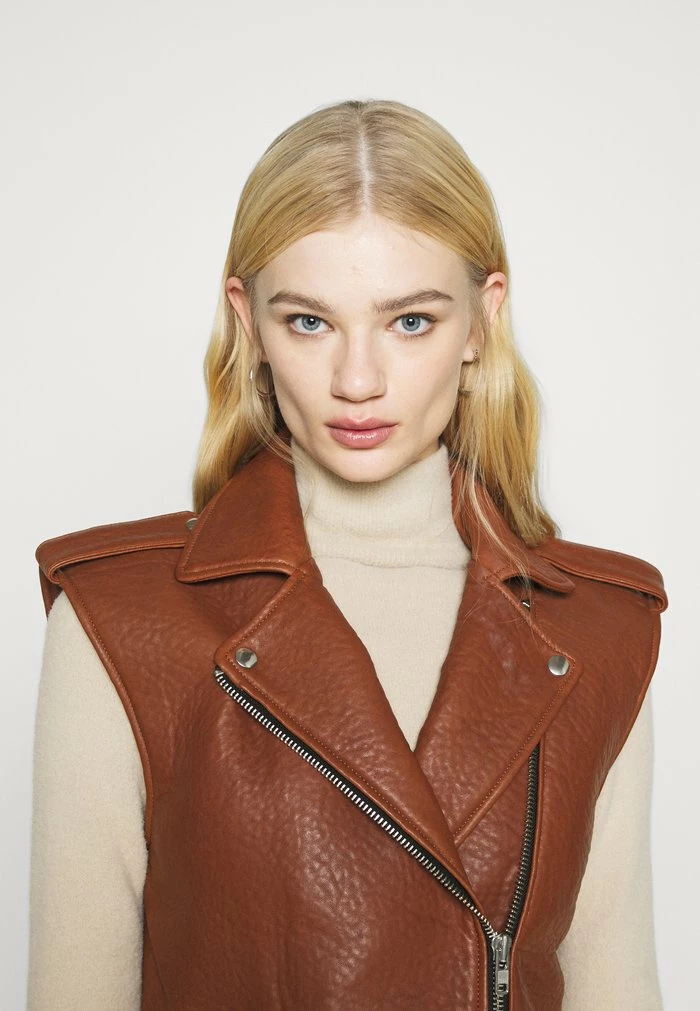 YASFREELY VEST - Veste Sans Manches - Tortoise Shell 4 YASFREELY VEST - Veste Sans Manches - Tortoise Shell – Image 4