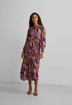 YAS FLOWLY - Robe Chemise - Aster Purple