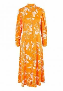 YASPARIS - Robe Chemise - Orange Ochre -YAS Soldes Boutique a9e01e0751c34815b54df319d4b0e599