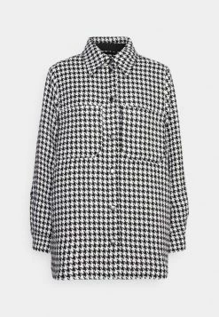 YASJULIETTE JACKET - Manteau Court - Black/white -YAS Soldes Boutique aa00470eece04f8e9cbb31f9656591a1