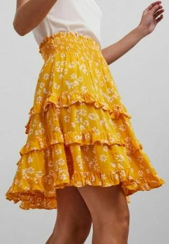 HIGH WAIST ROCK YASLIMO - Jupe Trapèze - Radiant Yellow 8 HIGH WAIST ROCK YASLIMO - Jupe Trapèze - Radiant Yellow -YAS Soldes Boutique aa06aa0e1fc546fb9198c54d99b93a41