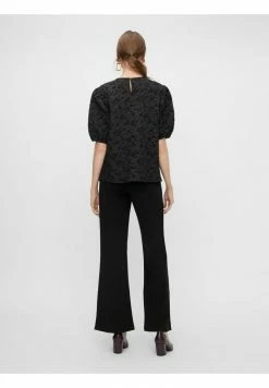 YAS 3/4-ÄRMELN - Blouse - Black -YAS Soldes Boutique aa30797689af4281b645fe36f24eeb8e