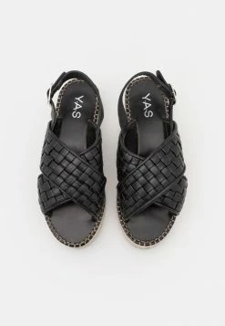 YASBRADA - Espadrilles - Black -YAS Soldes Boutique aa8305691ab8439dad9c77a3ace37e3d