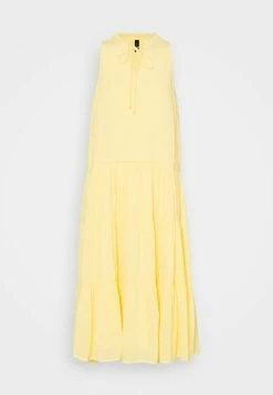 YASVELO MIDI DRESS - Robe De Jour - Pale Banana -YAS Soldes Boutique ac50fc31069b4f1d91f36d8b92551524