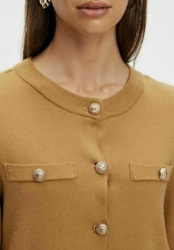 YAS PIMI - Gilet - Bistre -YAS Soldes Boutique ac6f0ca3f5ff413ba364deacff819dcd