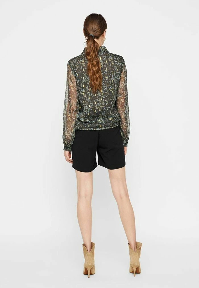 YASBLOOMA - Chemisier - Black Olive 3 YASBLOOMA - Chemisier - Black Olive – Image 3