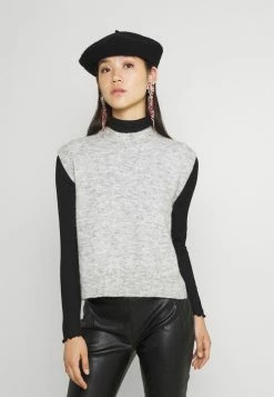 YASALVA VEST - T-shirt Basique - Light Grey Melange